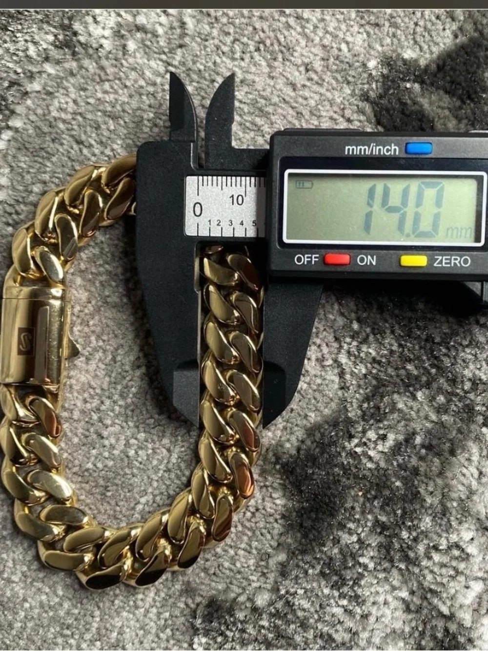 Gold Curb Chain Bracelet - Men’s Fashion Accessory